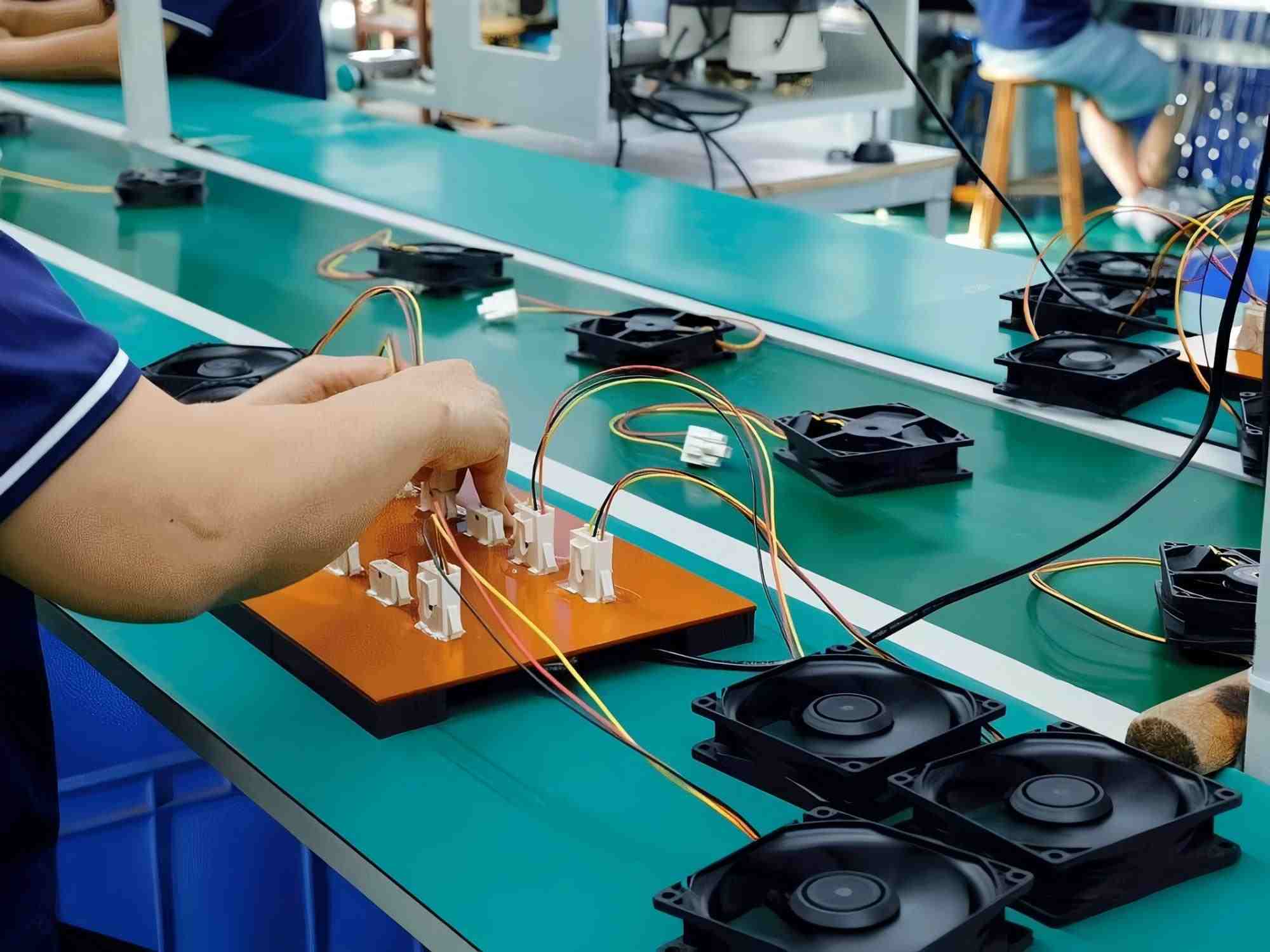 خط إنتاج المراوح